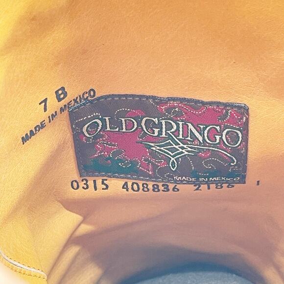 Old Gringo Gray Celina Crystal Studded Knee High Western Cowgirl Boot size 7 - Picture 12 of 14